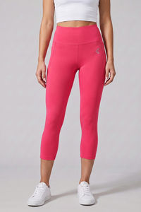 Zelocity Quick Dry Training 3/4th Leggings - Pink Yarrow — thumbnail 2